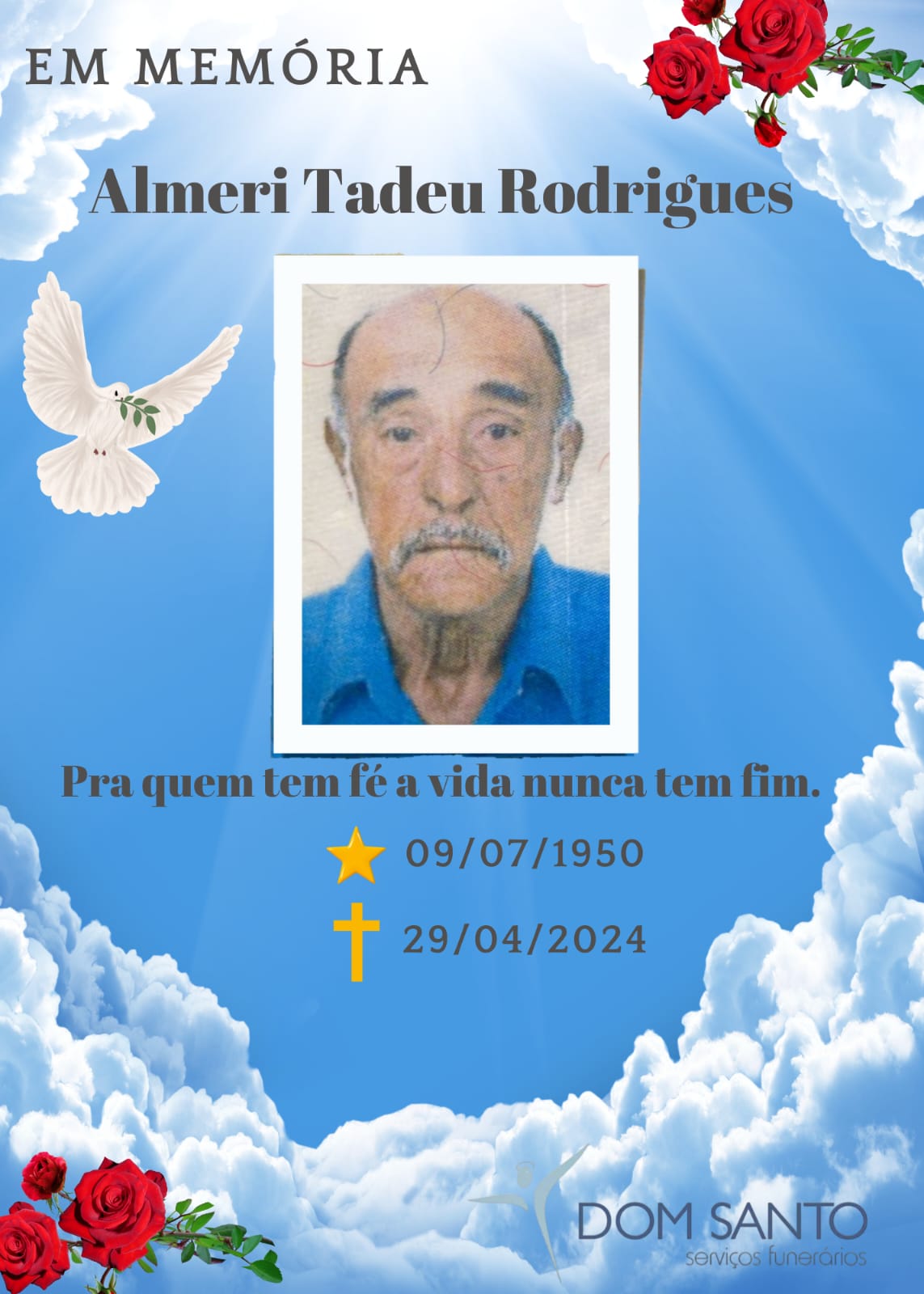 Obituário: Almeri Tadeu Rodrigues