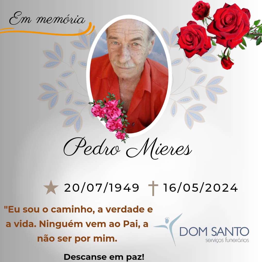 Obituário: Pedro Mieres