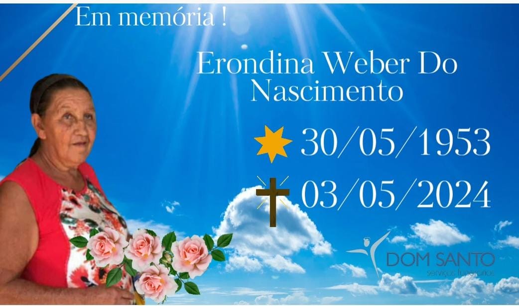 Obituário: Erondina Weber Do Nascimento