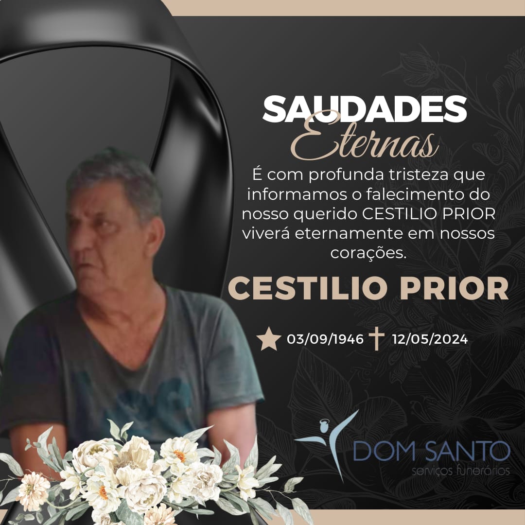 Obituário: Cestilio Prior