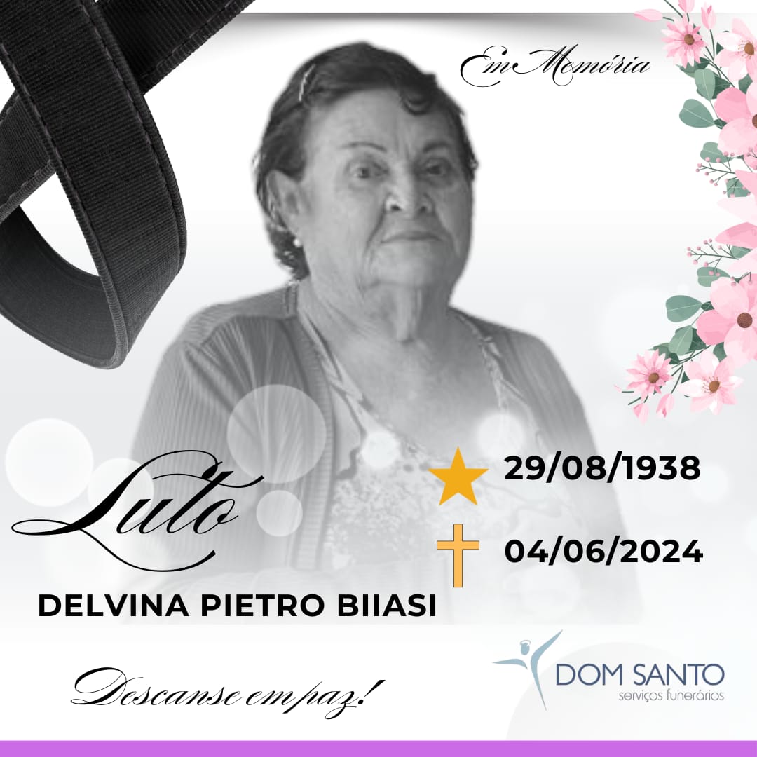 Obituário: Delvina Pietro Biasi