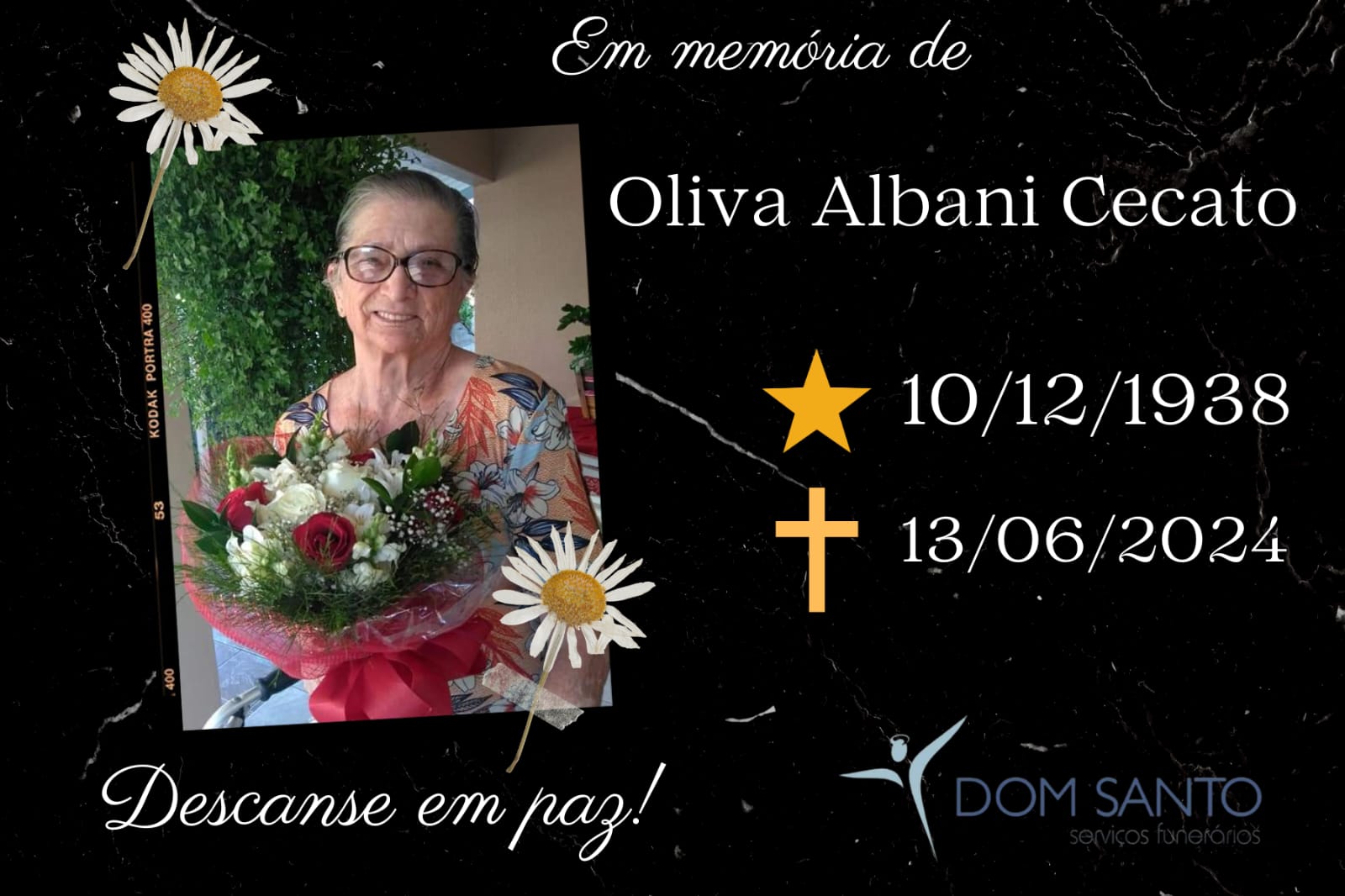 Obituário: Oliva Albani Cecato