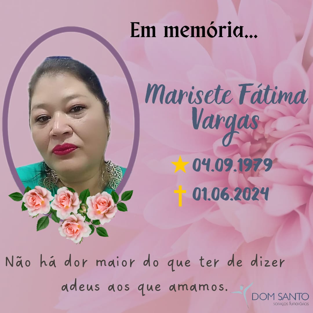 Obituário: Marisete Fatima Vargas