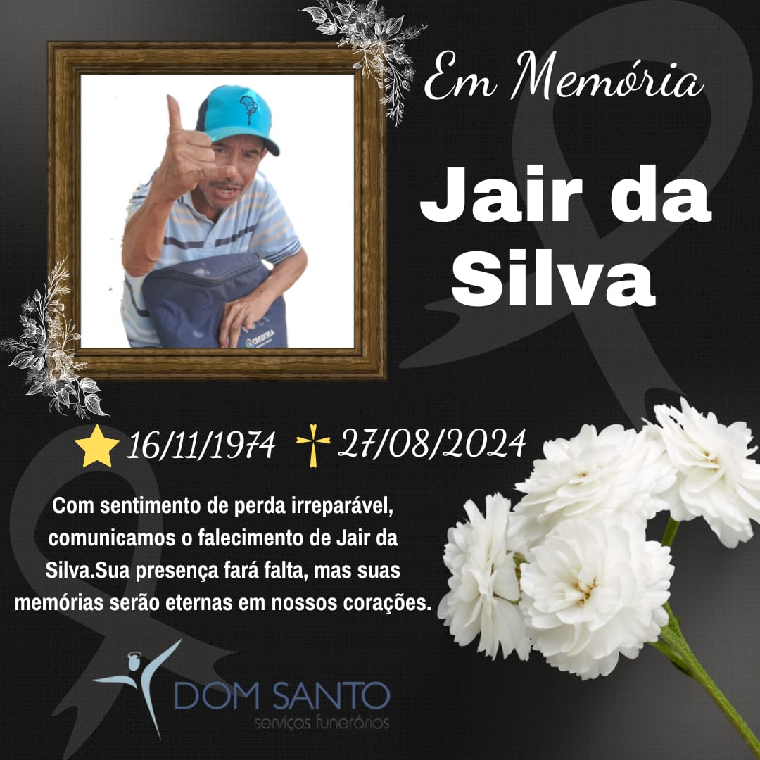 Obituário: JAIR DA SILVA