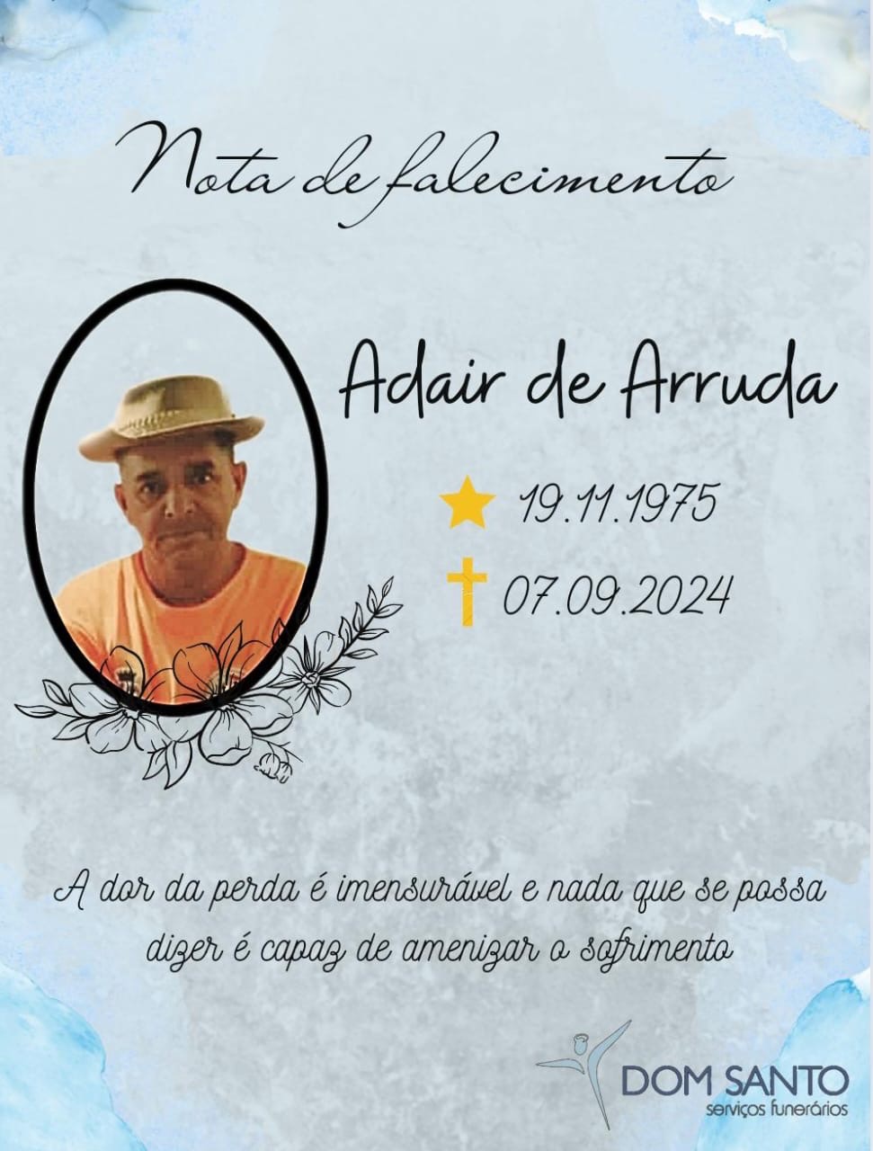 Obituário: Adair de Arruda