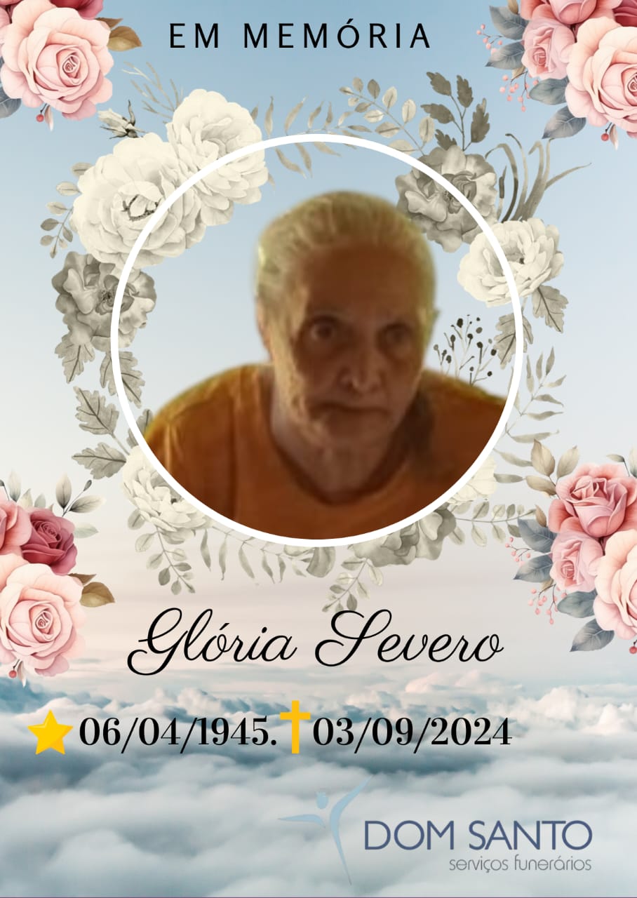 Obituário: GLORIA SEVERO